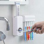 Dispensador de Pasta Dental con Soporte para Cepillos - InnovaGoods