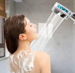 Cabezal de ducha turbo spa con ventilador e interruptor