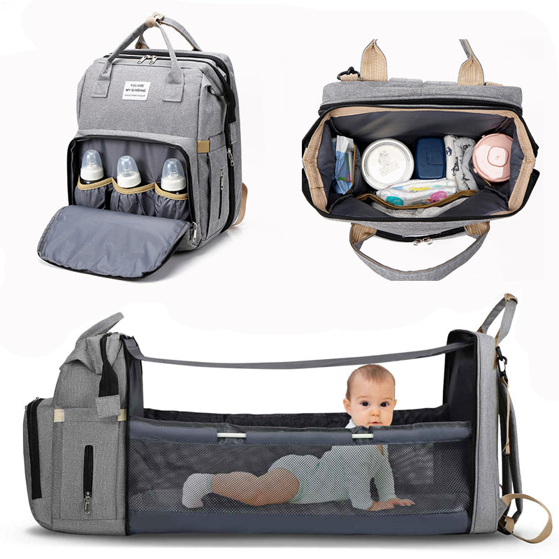 Mochila Bebé con Cambiador Portátil